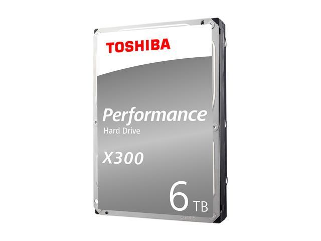 Toshiba X300 6TB Performance & Gaming Internal Hard Drive 7200 RPM SATA 6Gb/s 128MB Cache 3.5 inch