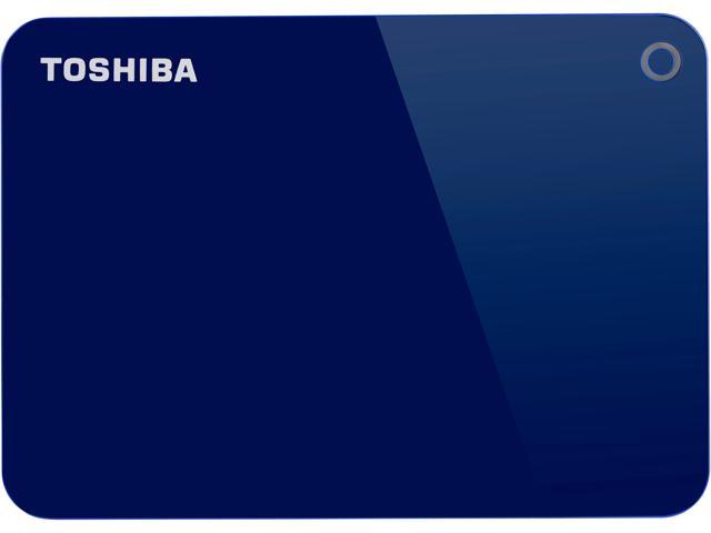 Toshiba Canvio Advance 2TB Portable External Hard Drive USB 3.0 Blue - HDTC920XL3AA