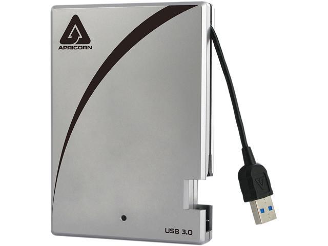 APRICORN 1TB Aegis Portable 3.0 External Hard Drive USB 3.0 Model A25-3USB-1000