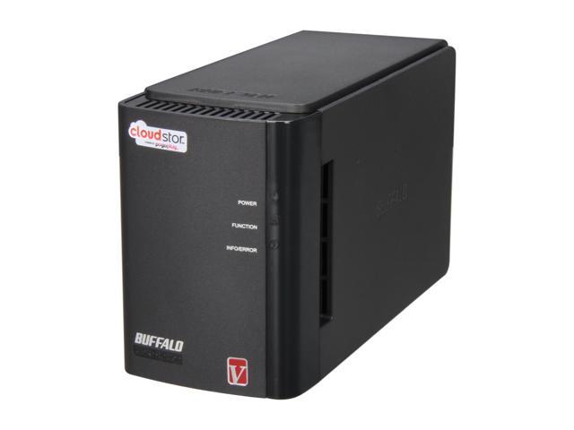 BUFFALO CS-WV2.0/1D 2TB CloudStor Pro High Performance Dual-Bay Cloud Accessible Storage and Media Sharing Device