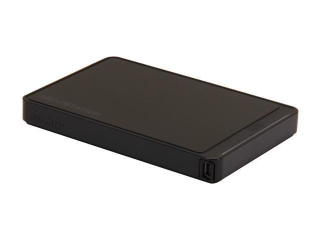 BUFFALO MiniStation Stealth 500GB USB 2.0 External Hard Drive HD-PCT500U2/B-R Black