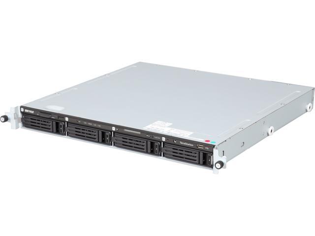 BUFFALO TeraStation 3400r 4-Bay 8 TB (4 x 2 TB) RAID 1U Rack Mountable NAS & iSCSI Unified Storage - TS3400R0804