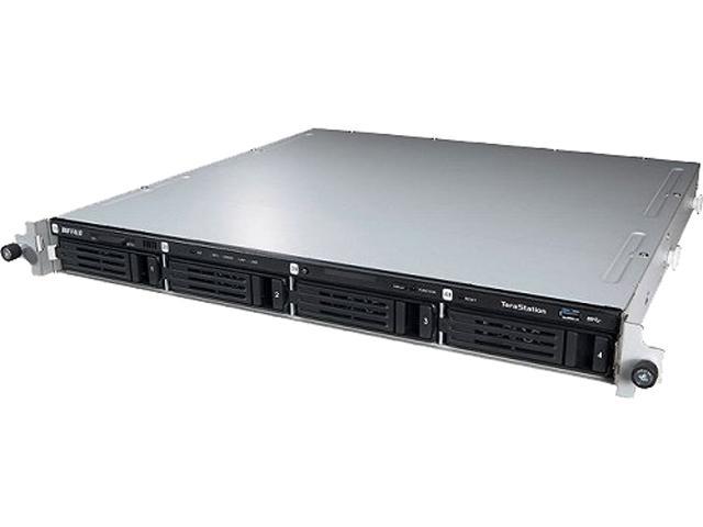BUFFALO TeraStation 5400r Enterprise Rackmount 4-Bay 12 TB (4 x 3 TB) RAID 1U Rack Mountable NAS & iSCSI Unified Storage - TS5400RH1204