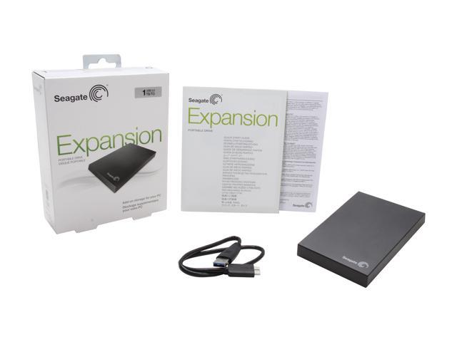 Seagate Black Expansion 1TB External USB 3.0 Portable Hard Drive
