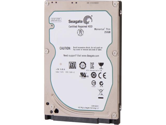 Refurbished: Seagate Momentus Thin ST250LT007 250GB 7200 RPM 16MB