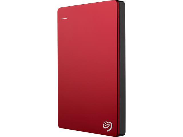 Seagate Backup Plus Slim 1TB USB 3.0 Portable External Hard Drive - STDR1000103 (Red)