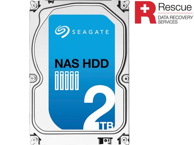 Seagate NAS HDD ST2000VN001 2TB 64MB Cache SATA 6.0Gb/s 3.5" Internal Hard Drive + Rescue Data Recovery Services Bare Drive