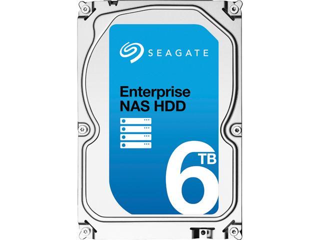 Seagate Enterprise NAS ST6000VN0001 6TB 7200 RPM 128MB Cache SATA 6.0Gb/s 3.5" Internal Hard Drive Bare Drive