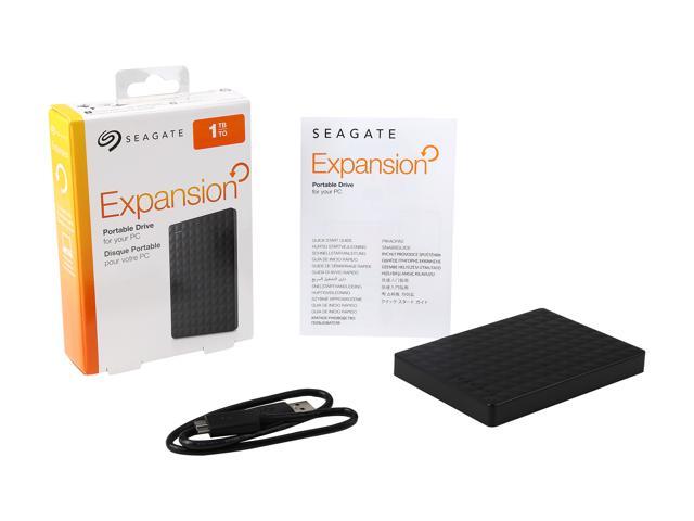 Black Expansion 1TB External USB 3.0 Portable Hard Drive Seagate 
