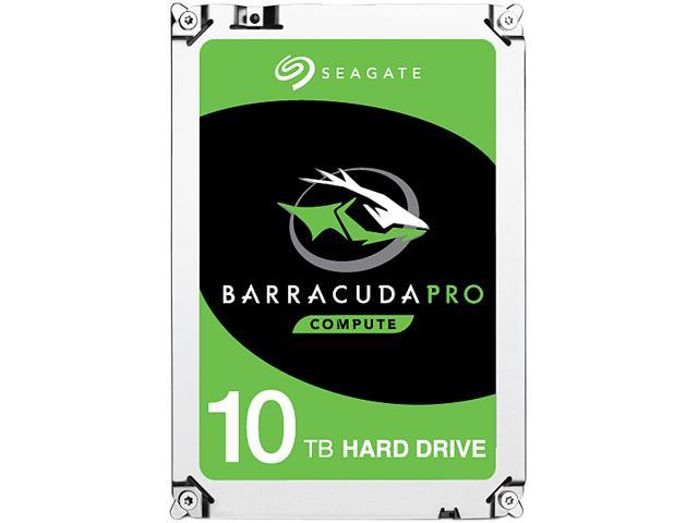 Seagate BarraCuda Pro ST10000DM0004 10TB 7200 RPM 256MB Cache SATA 6.0Gb/s 3.5" Hard Drive Bare Drive
