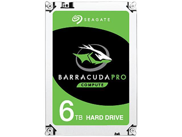 Seagate BarraCuda Pro ST6000DM004 6TB 7200 RPM 256MB Cache SATA 6.0Gb/s 3.5" Hard Drive Bare Drive