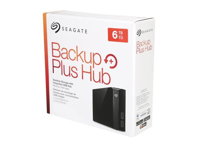 Ydmyge Sætte Reparation mulig Seagate Backup Plus Hub 6TB USB 3.0 Hard Drives - Desktop External  STEL6000100 Black - Newegg.com