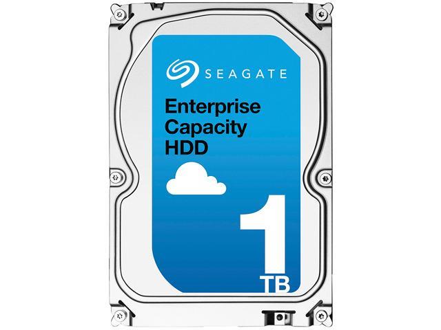 Seagate Enterprise Capacity 3.5" HDD 1TB 7200 RPM 512n SATA 6Gb/s 128MB Cache Secure Model Internal Hard Drive ST1000NM0065