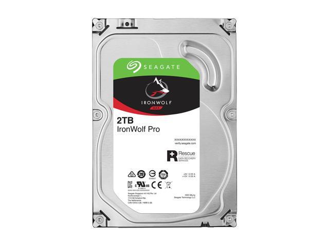 Seagate Ironwolf Pro 2tb Nas Hard Drive 70 Rpm 128mb Cache Sata 6 0gb S 3 5 Internal Hard Drive St00ne0025 Newegg Com