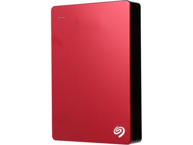 Red Seagate Backup Plus 5TB External USB 3.0 Portable Hard Drive