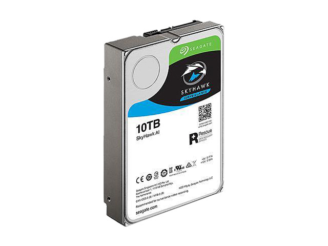 Seagate SkyHawk AI ST10000VE001 10TB 7200 RPM 256MB Cache SATA 6 0Gb s 
