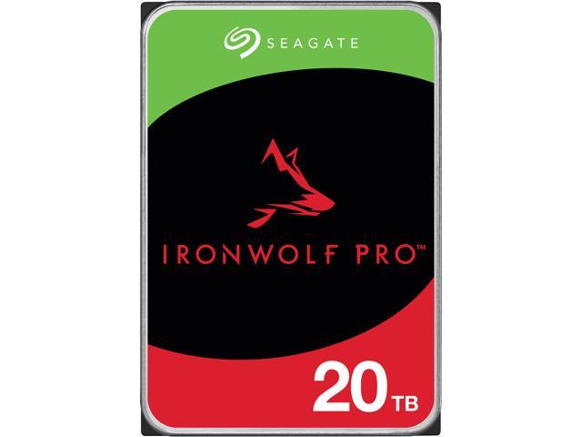 Seagate IronWolf Pro 20TB NAS Hard Drive 7200 RPM 256MB Cache CMR SATA 6.0Gb/s 3.5" Internal HDD ST20000NE000 - OEM