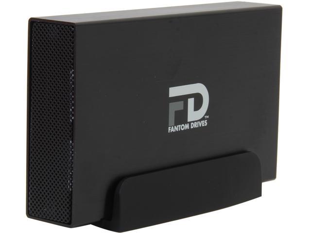 Fantom Drives G-Force Quad 2TB USB 3.0 / Firewire400 / 2 x Firewire800 / eSATA Aluminum Desktop External Hard Drive GF2000QU3 Black