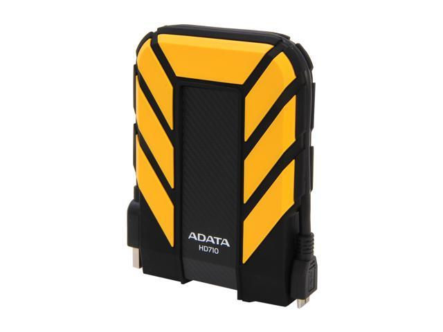 ADATA 1TB HD710 Waterproof / Dustproof / Shock-Resistant USB 3.0 External Hard Drive USB 3.0 Model AHD710-1TU3-CYL Yellow