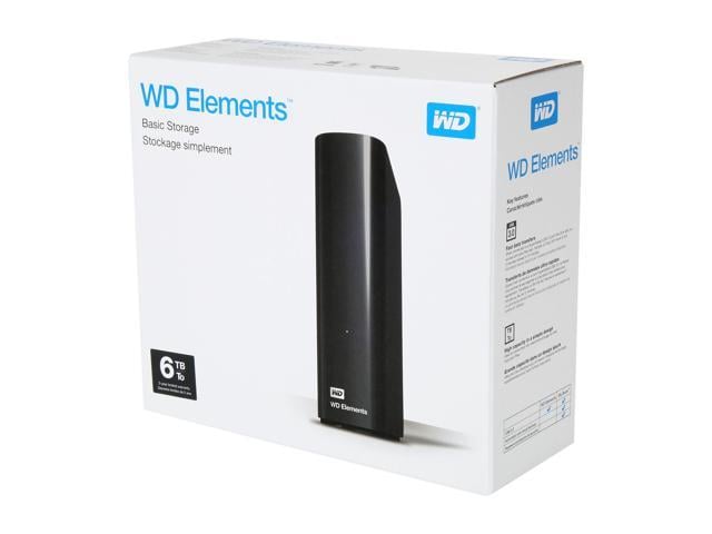 WDBWLG0040HBK-EESN Western Digital 4TB Elements Desktop externe Festplatte USB3.0