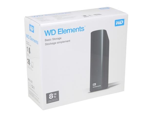WD Elements 8TB USB Desktop Drive Black - Newegg.com