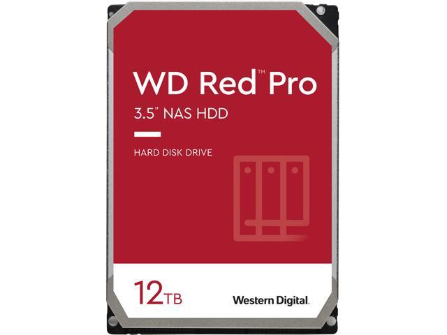 WD Red Pro WD121KFBX 12TB 7200 RPM 256MB Cache SATA 6.0Gb/s 3.5" Internal Hard Drive Bare Drive
