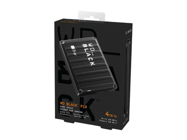Wd Black 4tb P10 Game Drive Portable External Hard Drive For Ps4 Xbox One Pc Mac Usb 3 2 Wdba3a0040bbk Wesn Newegg Com