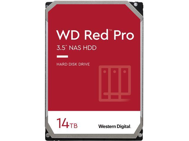 WD Red Pro WD141KFGX 14TB 7200 RPM 512MB Cache SATA 6.0Gb/s 3.5" Internal Hard Drive - OEM