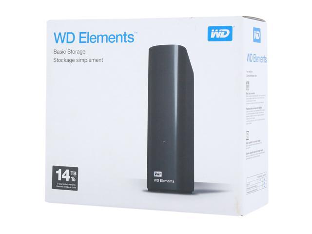 WD Elements Black 14TB USB 3.0 Desktop Hard Drive - Newegg.com