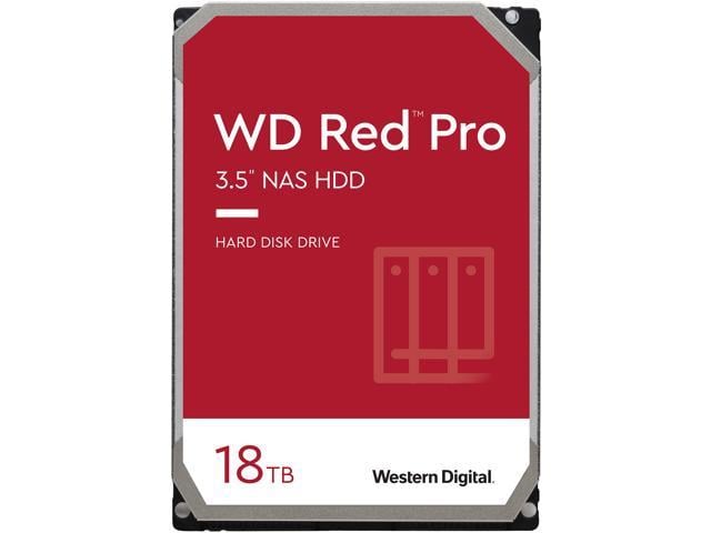 WD Red Pro WD181KFGX 18TB 7200 RPM 512MB Cache SATA 6.0Gb/s 3.5" Internal Hard Drive - OEM