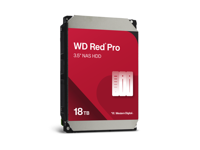 Western Digital 18TB WD Red Pro NAS Internal Hard Drive HDD - 7200 RPM ...