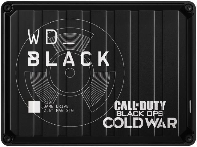 WD BLACK 2TB P10, Call of Duty: Black Ops Cold War Special Edition USB 3.2 Gen 1, Micro B Model WDBAZC0020BBK-WESN Black
