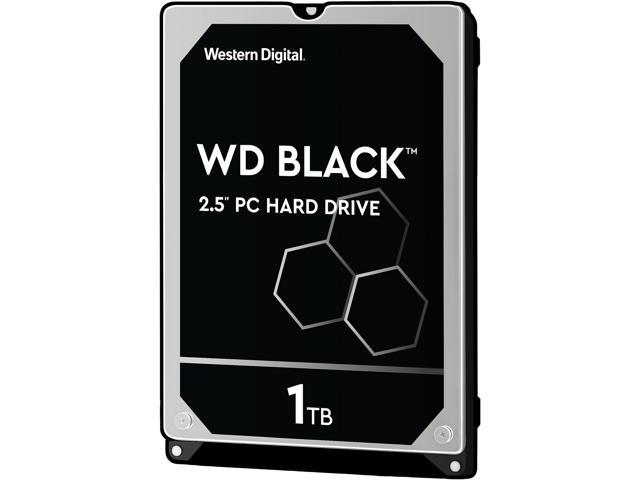 WD Black 1TB Mobile Hard Disk Drive - 7200 RPM SATA 6Gb/s 32MB Cache 2.5 Inch - WD10JPLX