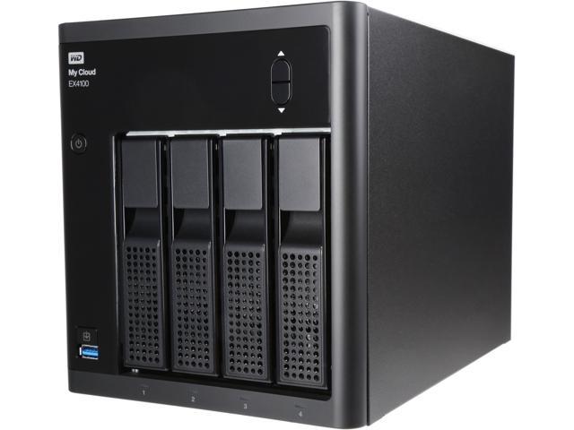 WDBWZE0240KBK-NESN NAS WD 24TB  My Cloud EX4100 Expert Series 4-Bay Network Attached Storage 