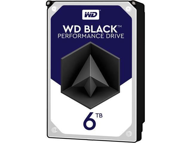 WD Black 6TB Performance Desktop Hard Disk Drive - 7200 RPM SATA 6Gb/s 128MB Cache 3.5 Inch - WD6002FZWX