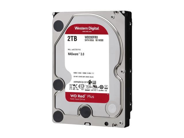 WD Red Plus 2TB NAS Hard Disk Drive - 5400 RPM 3.5