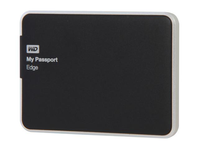 WD My Passport  Edge for Mac 500GB 2.5" USB 3.0 Portable Hard Drive Model WDBJBH5000ABK-NESN