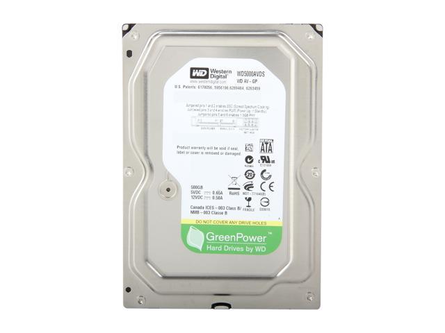 Refurbished: Western Digital AV-GP WD5000AVDS-63U7B1 500GB 32MB Cache ...