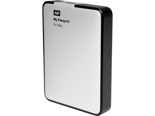 WD 2TB Silver My Passport for Mac Portable External Hard Drive - USB 3.0 - WDBZYL0020BSL-NESN