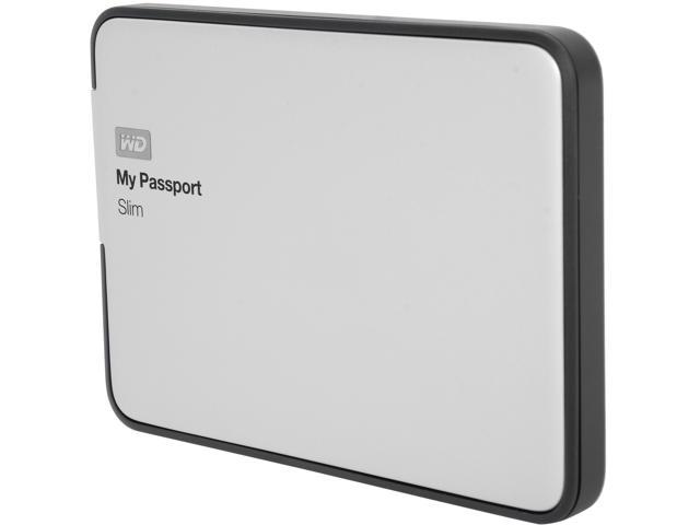 WD 1TB My Passport Slim External Hard Drive USB 3.0 Model WDBGMT0010BAL-NESN