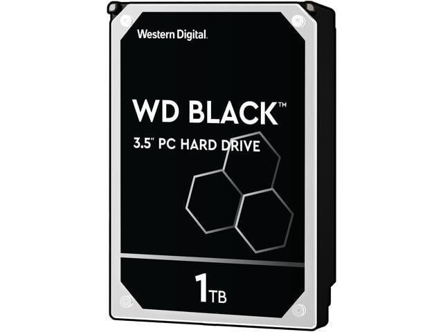 Wd Black 1tb Performance Desktop Hard Disk Drive 70 Rpm Sata 6gb S 64mb Cache 3 5 Inch Wd1003fzex Newegg Com