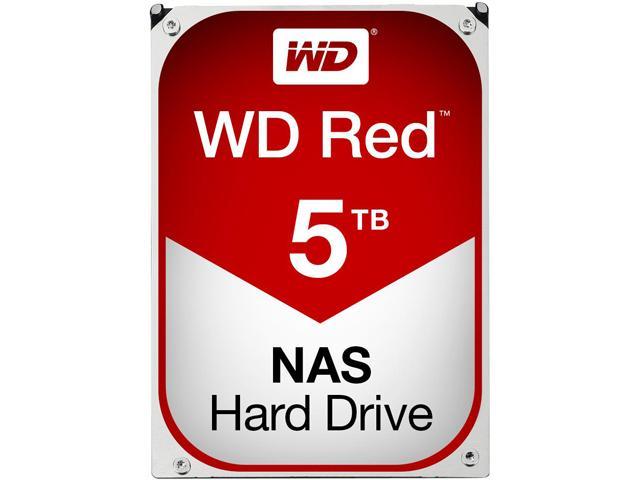 WD Red 5TB interne Festplatte SATA 6Gb/s 64MB interner Speicher 8,9 cm 3,5 Zoll 24x7 5400Rpm optimiert für SOHO NAS Systeme 1-8 Bay HDD Bulk WD50EFRX Cache 