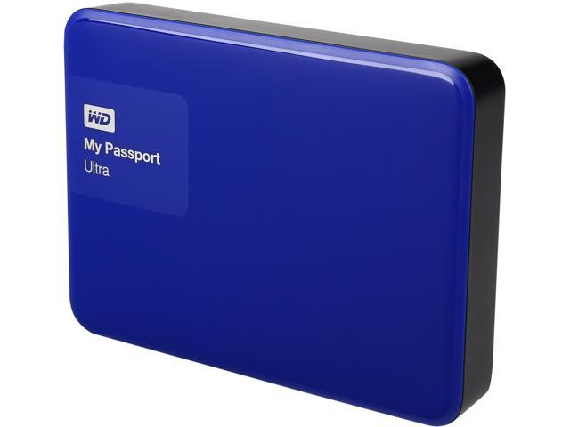 WD 2TB Blue My Passport Ultra Portable External Hard Drive - USB 3.0 - WDBBKD0020BBL-NESN