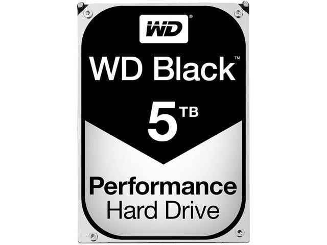 WD Black 5TB Performance Desktop Hard Disk Drive - 7200 RPM SATA 6Gb/s 128MB Cache 3.5 Inch - WD5001FZWX - OEM
