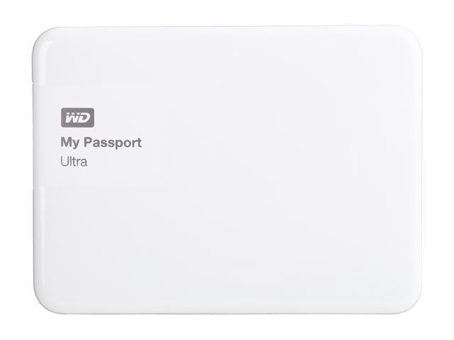 Wd 3tb White My Passport Ultra Portable External Hard Drive Usb 30 Wdbbkd0030bwt Nesn 9865