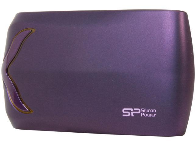 Silicon Power Stream S20 500GB USB 3.0 2.5" Portable Hard Drive SP500GBPHDS20S3U Purple
