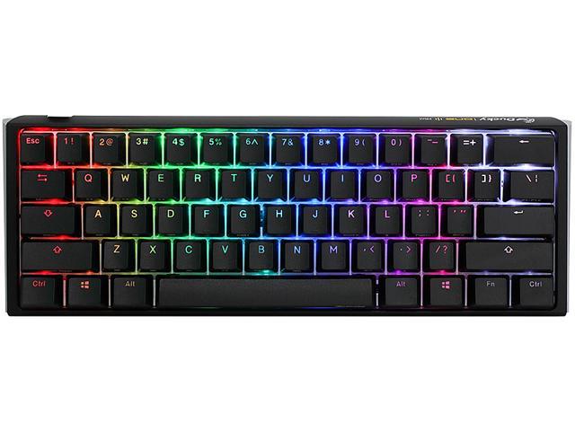 Ducky ONE 3 RGB - Black - Mini Mechanical Keyboard - MX Silent Red ...