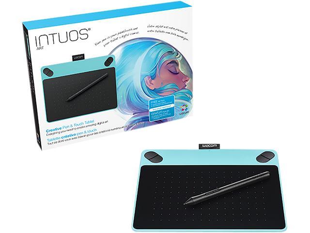 Wacom Intuos CTH490AB 6" x 3.7" Active Area USB Intuos Art Pen & Touch Tablet - Bl