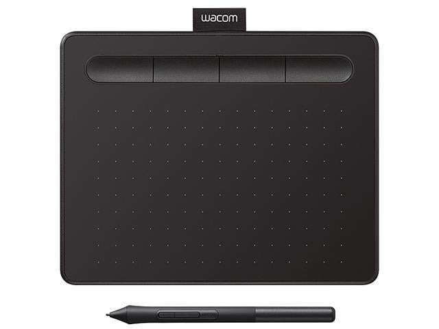 Black Wacom Intuos Wireless Graphics Drawing Tablet with Bonus Software Included 7.9 X 6.3 CTL4100WLK0