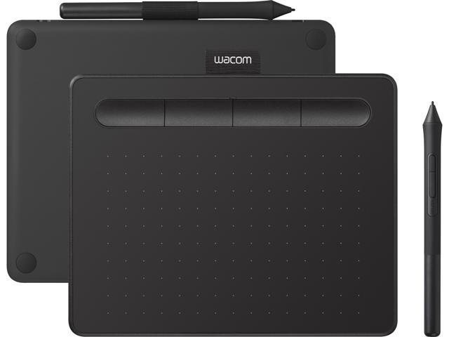 Wacom Intuos Graphics Drawing Tablet with Bonus Software, 7.9" x 6.3", Black (CTL4100)
